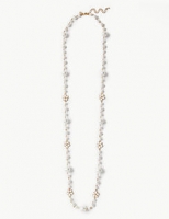 Marks and Spencer  Pearl Effect Rope Necklace