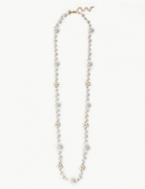 Pearl Effect Rope Necklace
