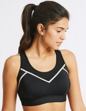High Impact Reflective Sports Bra A-DD