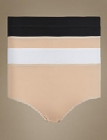 Marks and Spencer  5 Pack No VPL Microfibre High Rise Midi Knickers