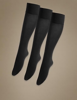 Marks and Spencer  3 Pair Pack Opaque Knee Highs