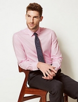 Marks and Spencer  Cotton Rich Slim Fit Oxford Shirt