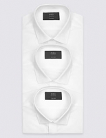 Marks and Spencer  3 Pack Short Sleeve Tailored Fit Shirts