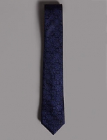 Marks and Spencer  Pure Silk Foulard Tie Made with Swarovski® Elements