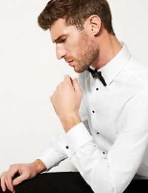 Pure Cotton Tailored Fit Dinner Shirt