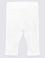 Marks and Spencer  Organic Cotton Spotted Leggings