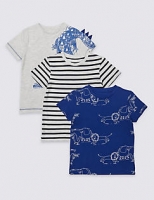 Marks and Spencer  3 Pack Graphic T-Shirts (3 Months - 7 Years)