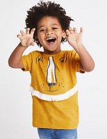 Marks and Spencer  Pure Cotton Lion T-Shirt (3 Months - 7 Years)