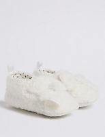 Marks and Spencer  Baby Textured Bow Pram Shoes