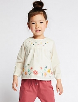 Marks and Spencer  Pure Cotton Smock Top (3 Months - 7 Years)