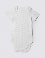 Marks and Spencer  Pure Cotton Short Sleeve Bodysuit (3-8 Years)