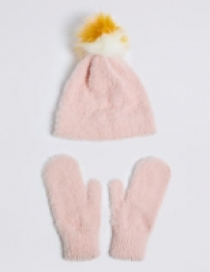 Kids Hat & Mittens Set