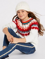 Marks and Spencer  Fairisle Knitted Jumper (3-16 Years)