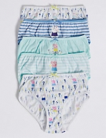 Marks and Spencer  5 Pack Peppa Pig Pure Cotton Briefs (18 Months - 8 Years)