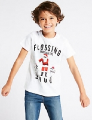 Pure Cotton T-Shirt (3-16 Years)