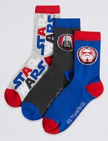 Marks and Spencer  3 Pairs of Star Wars Socks (1-14 Years)