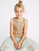 Marks and Spencer  Sequin Shell Top (3-16 Years)