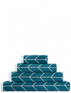Modern Geometric Print Towel