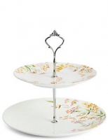 Marks and Spencer  Painterly Floral Cake Stand