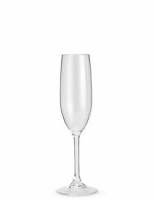 Marks and Spencer  Clear Plastic Champagne Flute