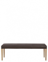 Marks and Spencer  Alton Brown Leather Bench
