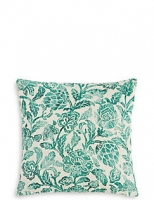 Marks and Spencer  Watercolour Floral Linen Cushion