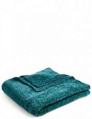Chenille Knitted Throw