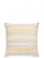 Marks and Spencer  Triangle Chenille Cushion
