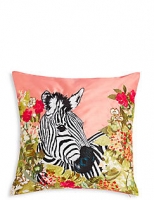Marks and Spencer  Zebra Print & Stitch Cushion