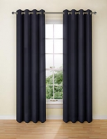 Marks and Spencer  Pure Linen Eyelet Curtains