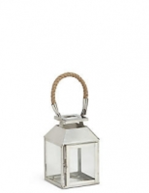 Rope Handle Metal Lantern