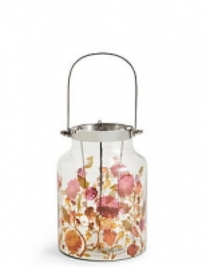 Medium Floral Lantern