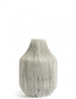 Marks and Spencer  Large Linear Bulb Vase