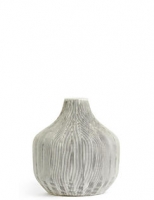 Marks and Spencer  Medium Linear Bulb Vase
