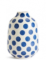Marks and Spencer  Spotted Ceramic Vase