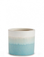 Marks and Spencer  14cm Jade Ombre Texture Planter