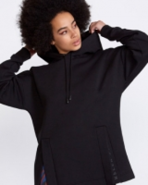 Helen Steele Split Hem Oversized Hoodie