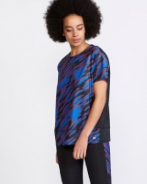 Dunnes Stores  Helen Steele Zebra Print Panel T-Shirt