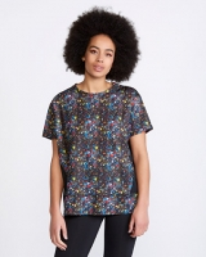 Dunnes Stores  Helen Steele Splatter Print Panel T-Shirt