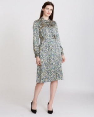 Paul Costelloe Living Studio Placket Print Dress