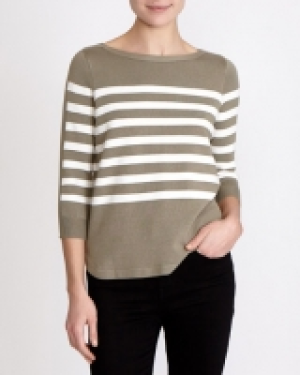 Dunnes Stores  Textured Stripe Jumper