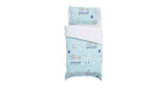 Elephant Cot Duvet & Pillowcase Set