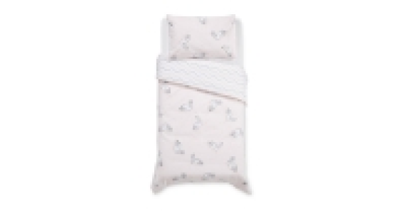 Aldi  Swan Cot Duvet & Pillowcase Set