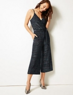 Sparkly Cropped Jumpsuit