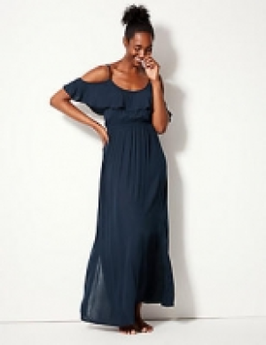 Crinkle Frill Swing Dress