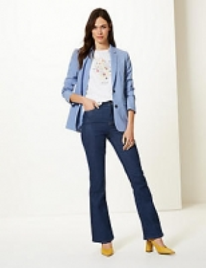 High Waist Skinny Flare Jeans