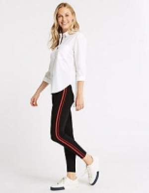 Ponte Side Stripe Leggings