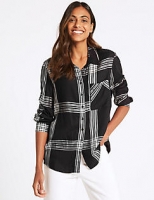 Marks and Spencer  Checked Long Sleeve Shirt