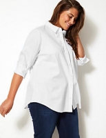 Marks and Spencer  CURVE Cotton Rich Fuller Bust Shirt