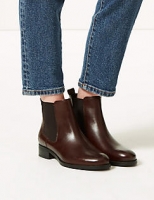 Marks and Spencer  Leather Chelsea Ankle Boots